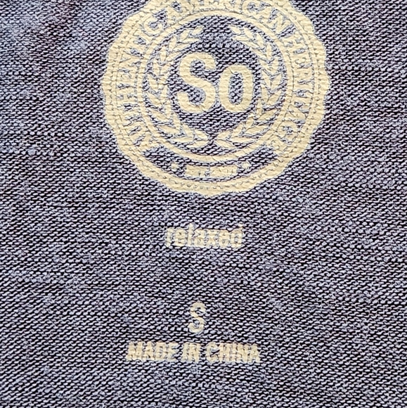 Authentic American heritage brand blue knotted front top - Picture 2 of 3